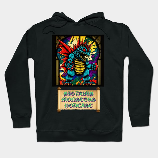 Stained Glass Kaiju Hoodie by Big Dumb Monsters